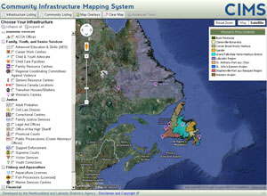Thumbnail Image for Newfoundland and Labrador Community Infrastructure Mapping System