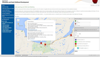 Thumbnail Image for Child Care Registry